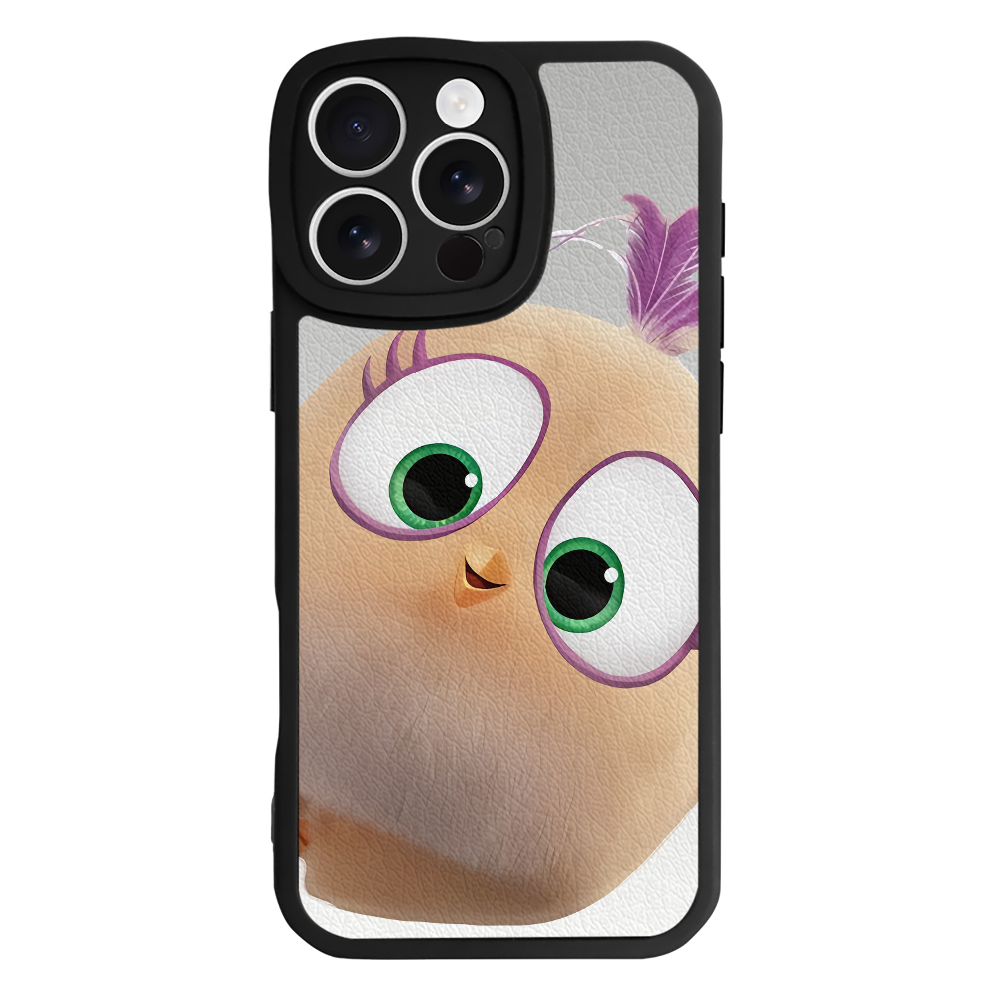 （画像用） Angry Birds アングリーバード 【iPhone 16シリーズ対応】シリコンスマホケース（レザー調） 材質：シリコン